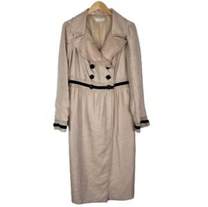 To the max Raw exposed hem trench
